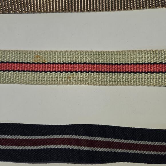 Vintage Children's Belt Lot of 5 Woven Elastic Leather 24" to 26" Adjustable - Picture 7 of 16